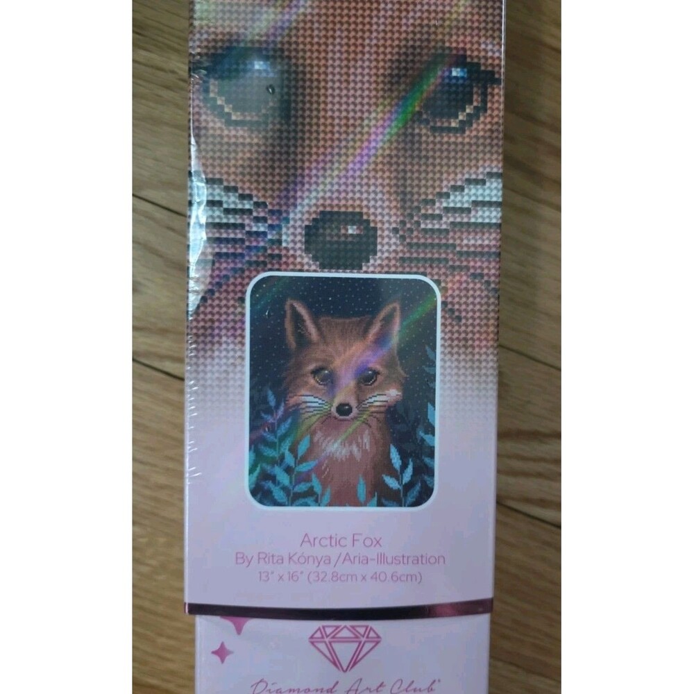 Diamond Art Club DAC ~ Arctic Fox by Rita Konya